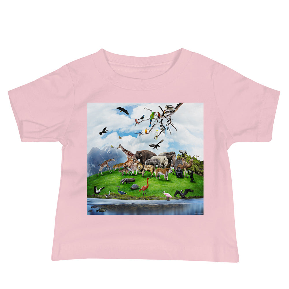 Baby Jersey Tee - Animal Friends!