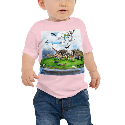 Baby Jersey Tee - Animal Friends!