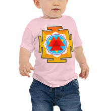 Load image into Gallery viewer, Baby Jersey Tee - Red &amp; Yellow Yantra
