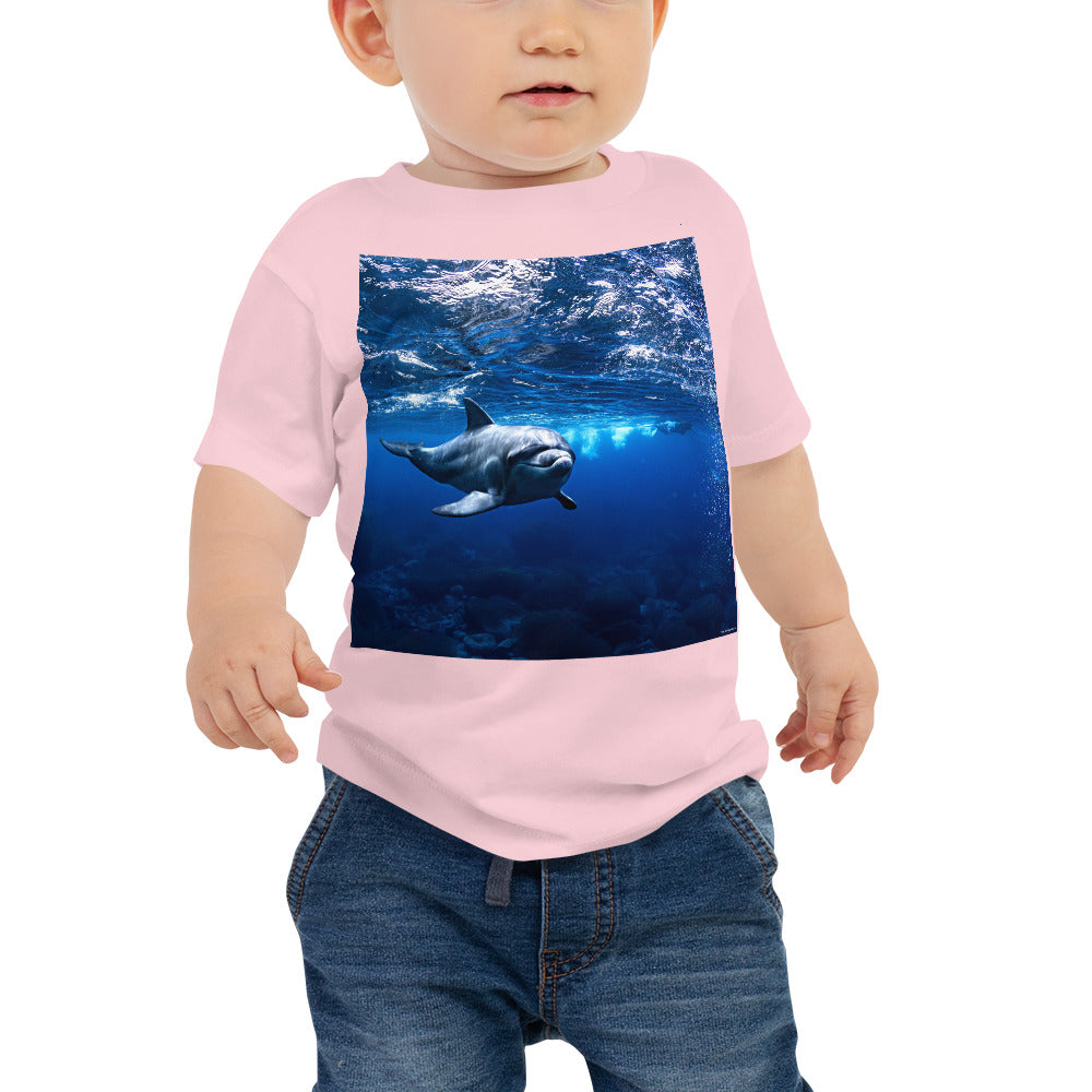 Baby Jersey Tee - Dolphin Diver