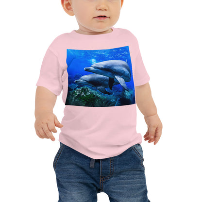 Baby Jersey Tee - Dolphin Formation