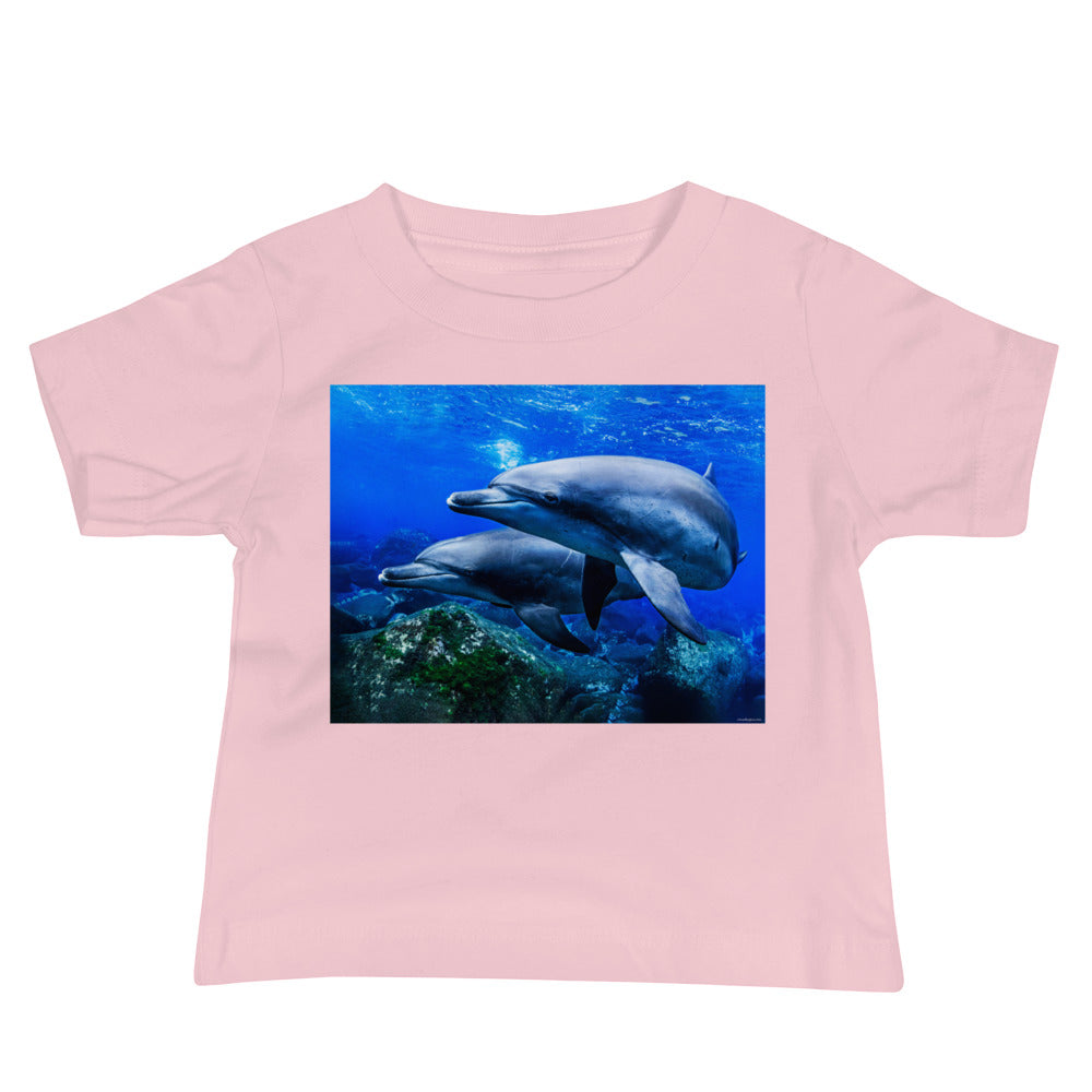 Baby Jersey Tee - Dolphin Formation