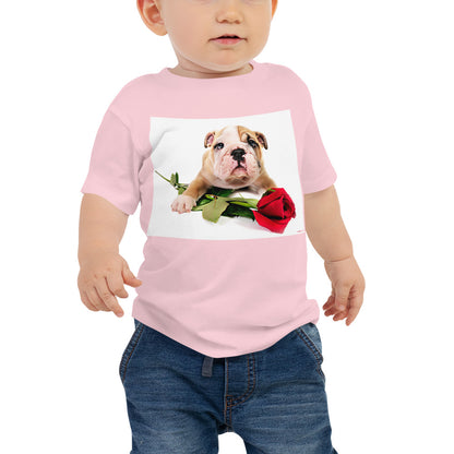 Baby Jersey Tee - Love Puppy