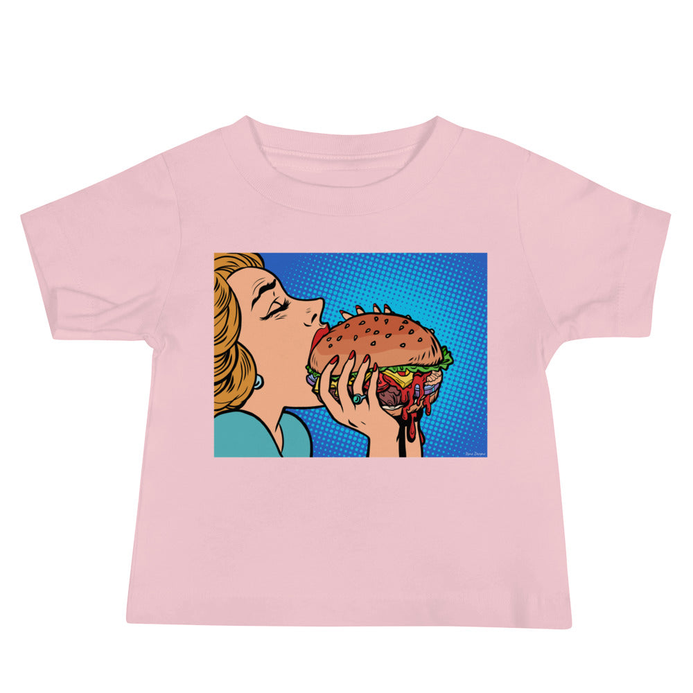 Baby Jersey Tee - Hamburger Feast