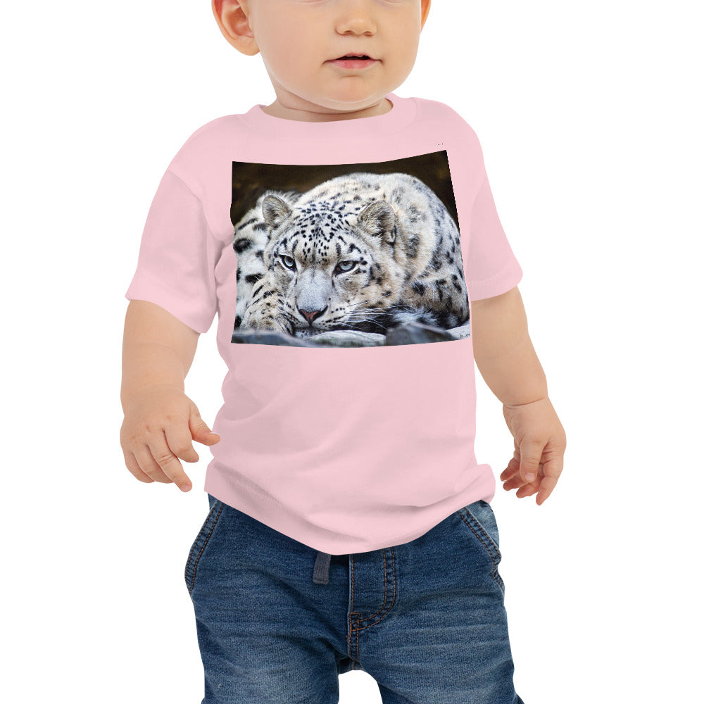 Baby Jersey Tee - Snow Leopard