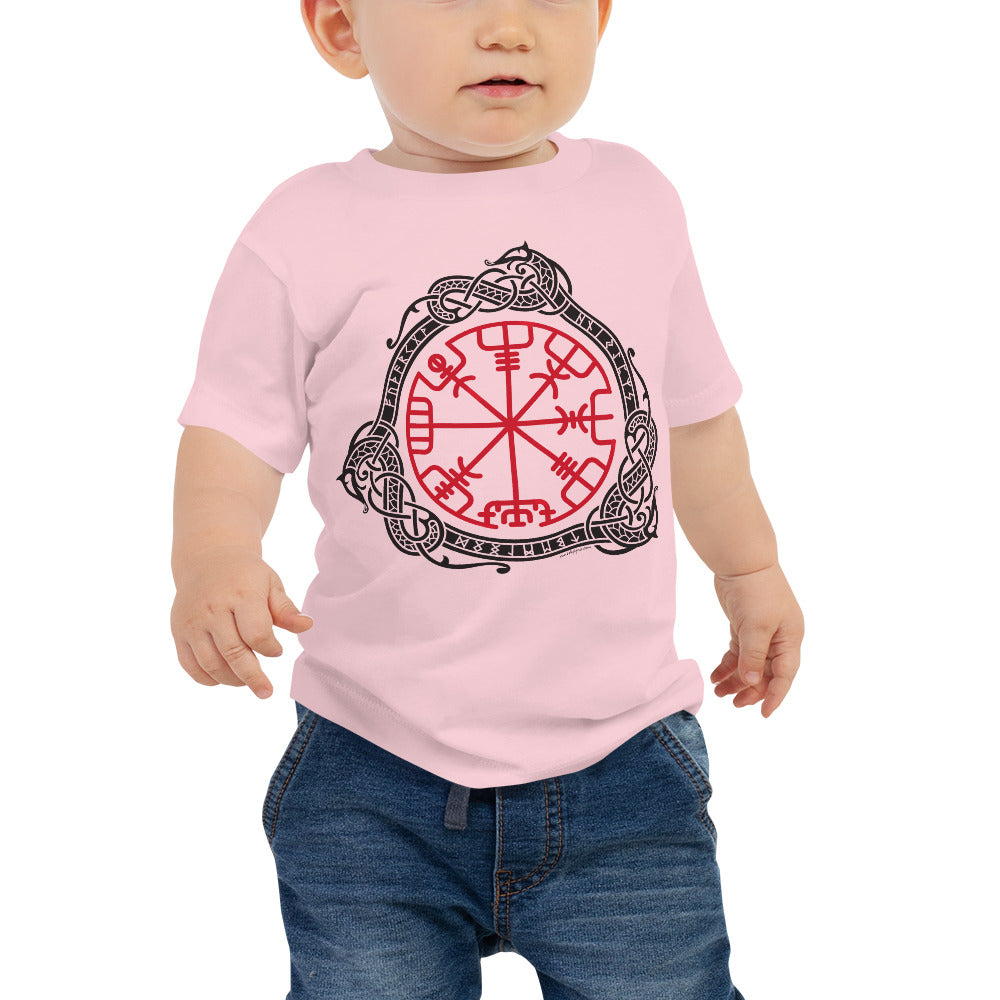 Baby Jersey Tee - Magical Norse Runic Compass