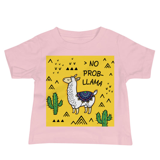 Baby Jersey Tee - NO PROB-LLAMA
