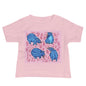 Baby Jersey Tee - Funny Blue Tapirs