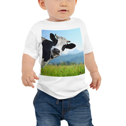 Baby Jersey Tee - Cow