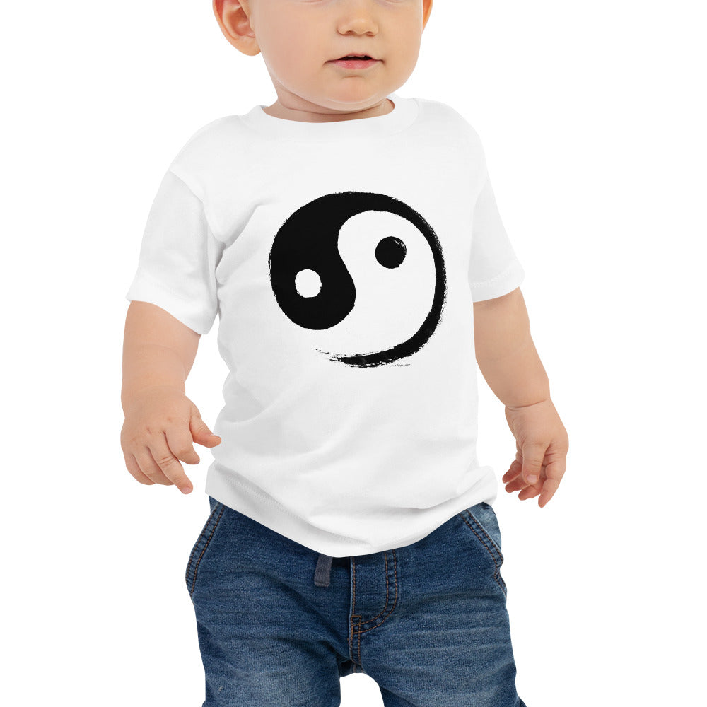 Baby Jersey Tee - Ink Brush Yin Yang
