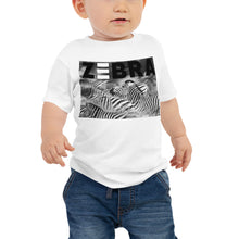 Load image into Gallery viewer, Baby Jersey Tee - Zebra Blur
