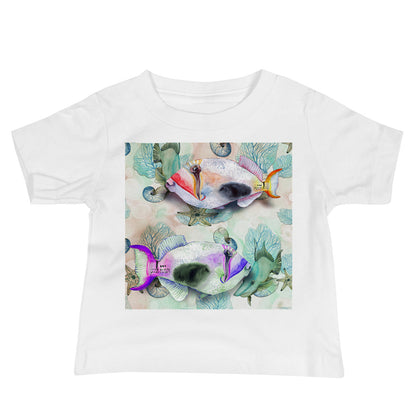 Baby Jersey Tee - Painted Fish