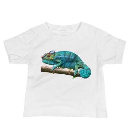 Baby Jersey Tee - Turquoise Panther Chameleon