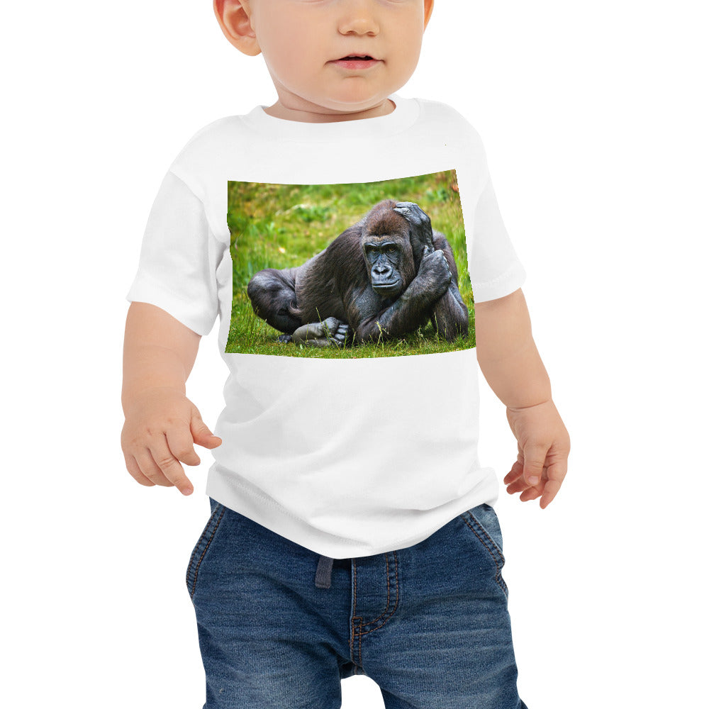Baby Jersey Tee - Gorilla in the Grass
