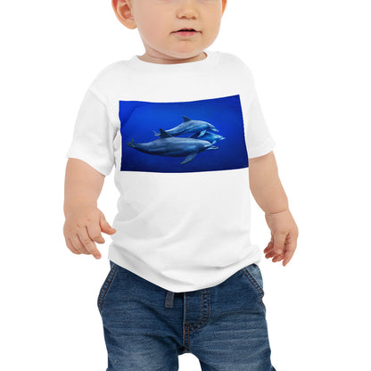 Baby Jersey Tee - Dolphin Pod