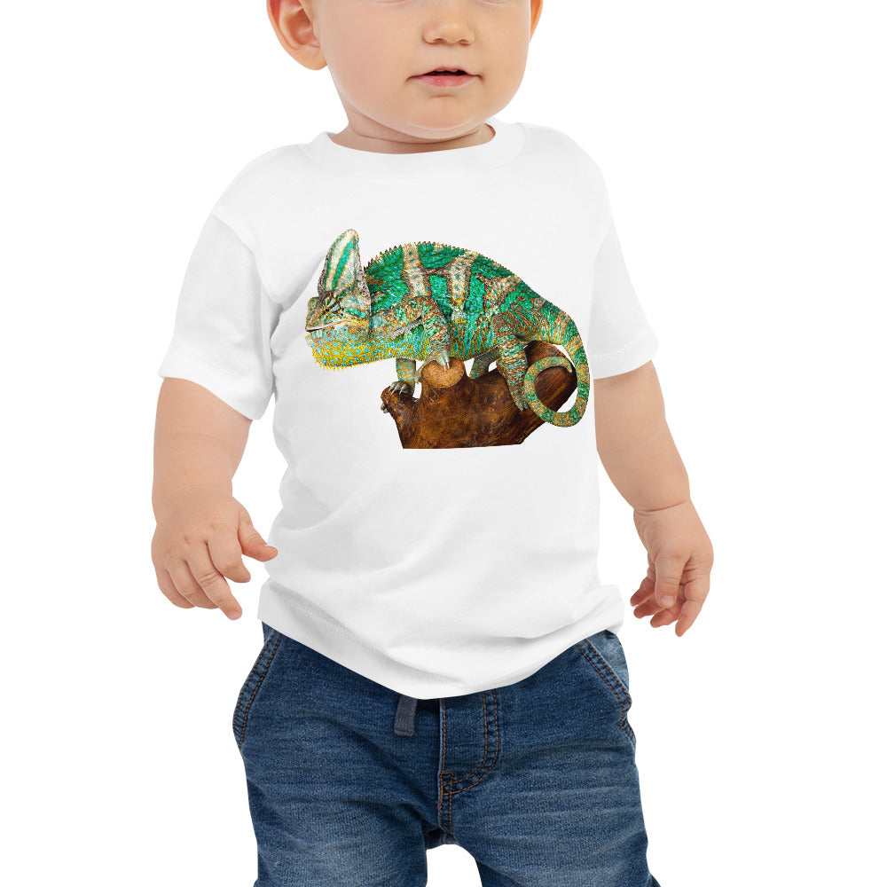 Baby Jersey Tee - Green Vailed Chameleon