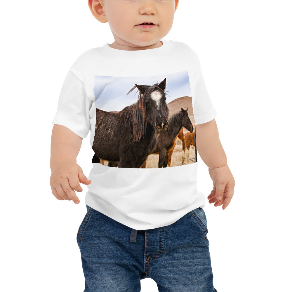 Baby Jersey Tee - Wild Mustangs