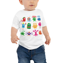 Load image into Gallery viewer, Baby Jersey Tee - Very Funny Monsters
