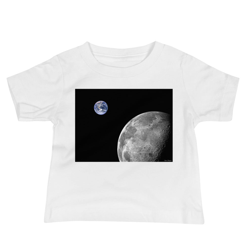 Baby Jersey Tee - NASA Photo: Earth & Moon