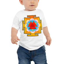 Load image into Gallery viewer, Baby Jersey Tee - Red &amp; Yellow Yantra
