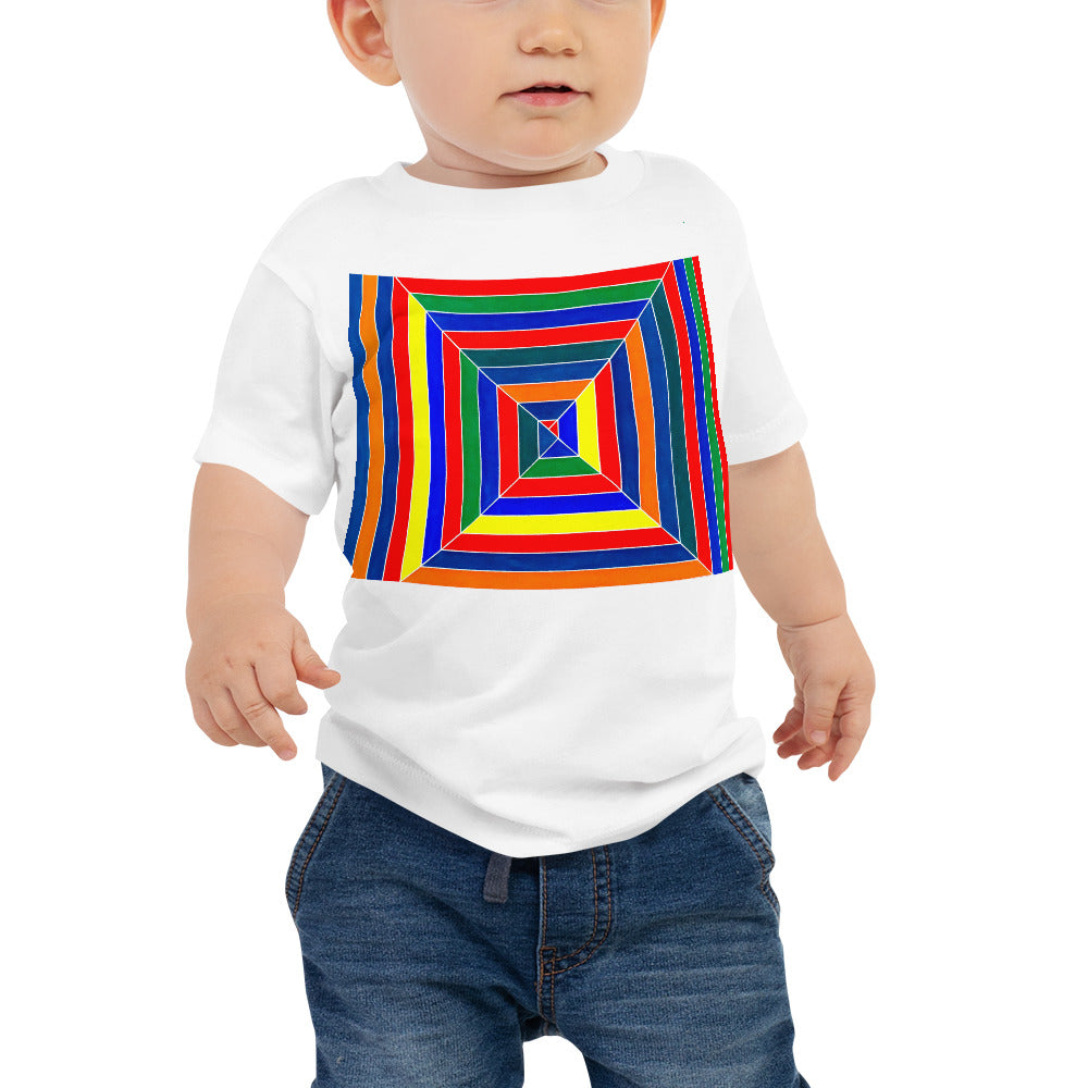 Baby Jersey Tee - Abstract Offset Colors
