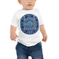 Baby Jersey Tee - Mayan Calendar in Blue