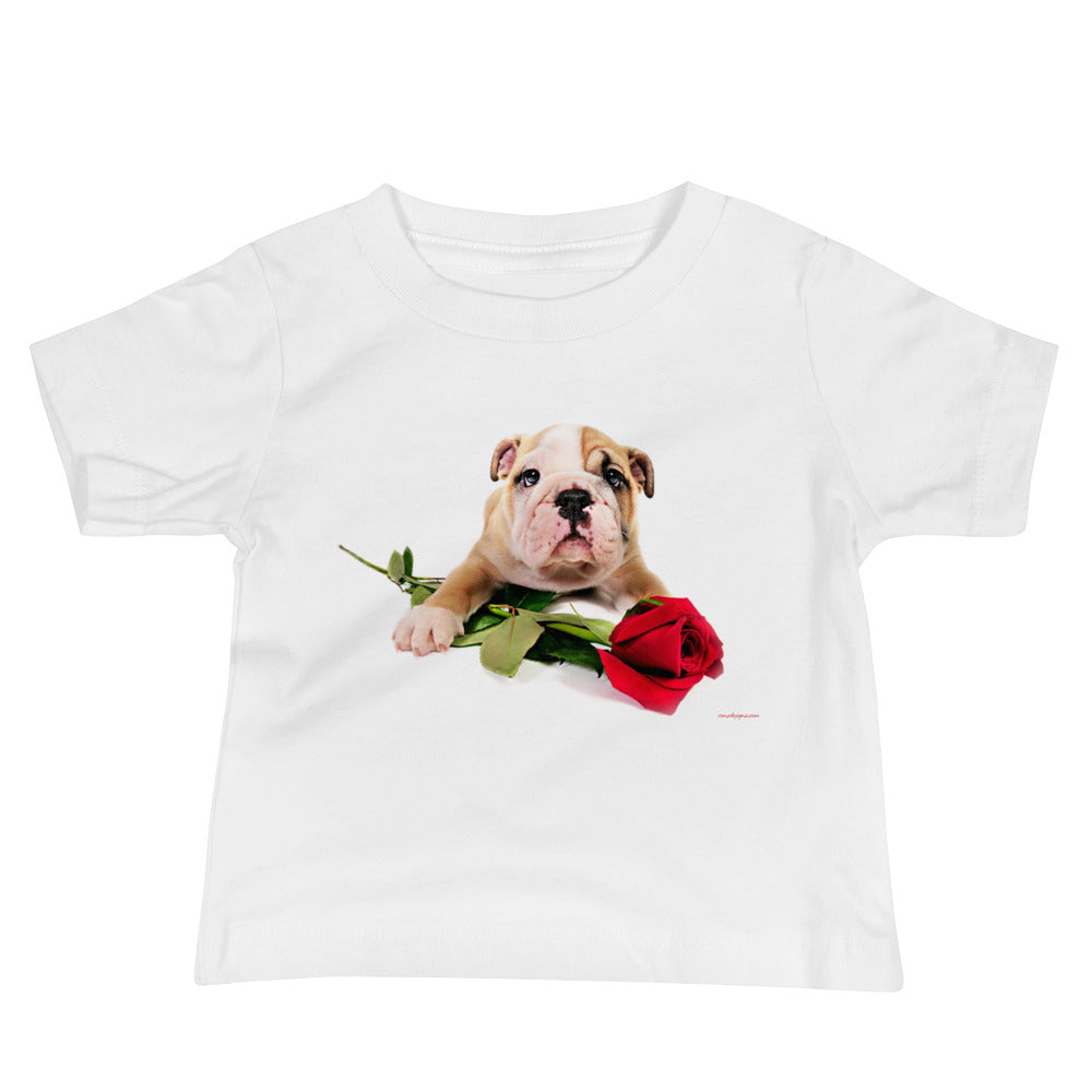 Baby Jersey Tee - Love Puppy