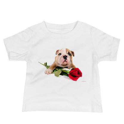 Baby Jersey Tee - Love Puppy