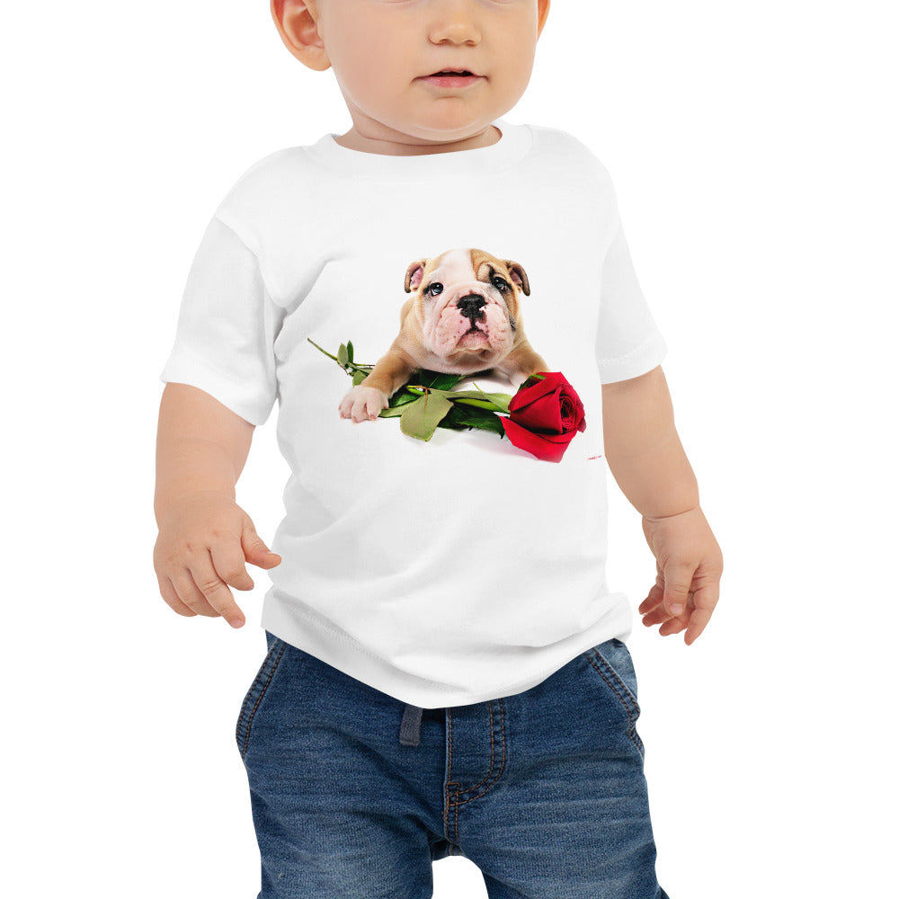 Baby Jersey Tee - Love Puppy