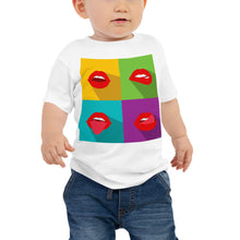 Load image into Gallery viewer, Baby Jersey Tee - Pop Lips
