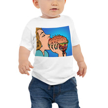 Load image into Gallery viewer, Baby Jersey Tee - Hamburger Feast
