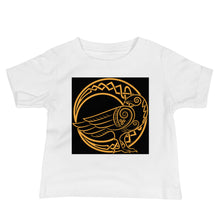 Load image into Gallery viewer, Baby Jersey Tee - Odin&#39;s Crow on a Crescent Moon
