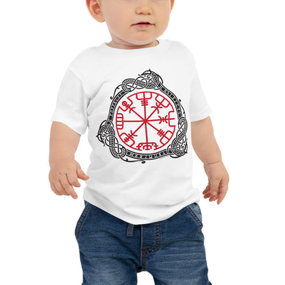 Baby Jersey Tee - Magical Norse Runic Compass