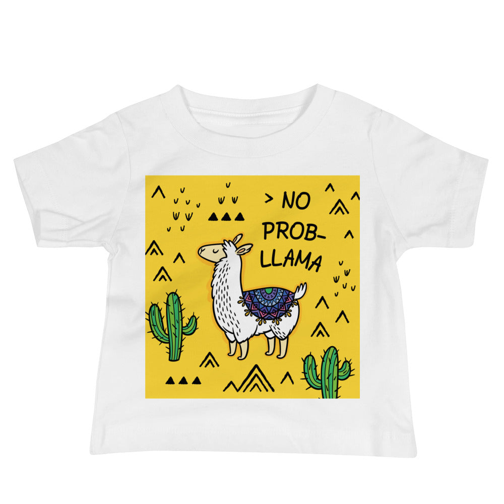 Baby Jersey Tee - NO PROB-LLAMA