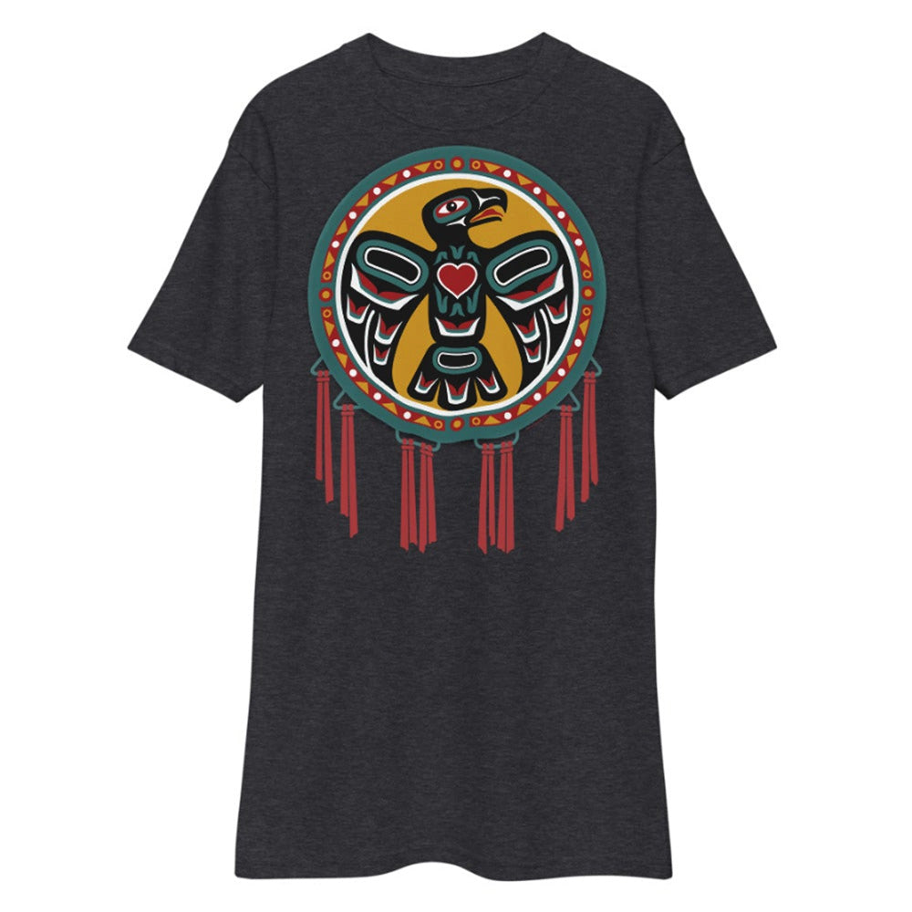 Premium Heavyweight Tee - Pacific Northwest Eagle Totem