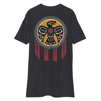 Premium Heavyweight Tee - Pacific Northwest Eagle Totem