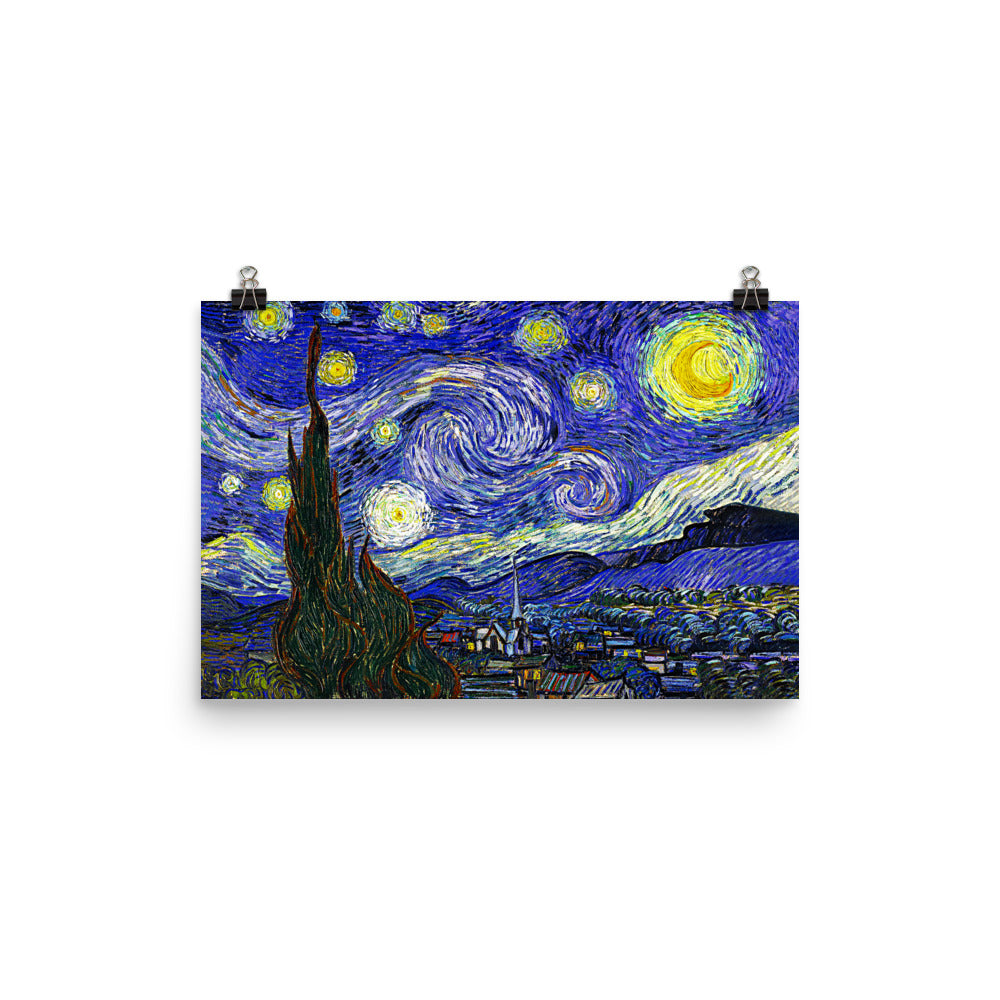 Beautiful Gicleé Poster - van Gogh's "The Starry Night"