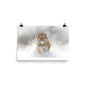 Beautiful Gicleé Poster - Tiger in the Snow
