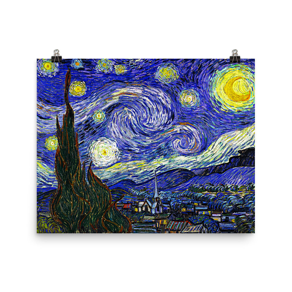 Beautiful Gicleé Poster - van Gogh's "The Starry Night"