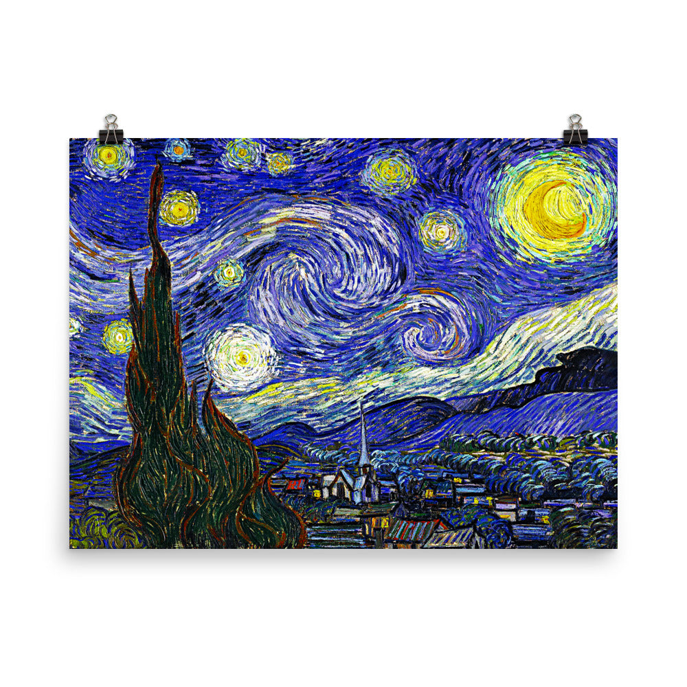Beautiful Gicleé Poster - van Gogh's "The Starry Night"