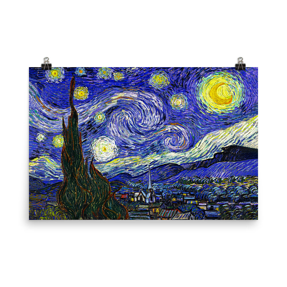 Beautiful Gicleé Poster - van Gogh's "The Starry Night"