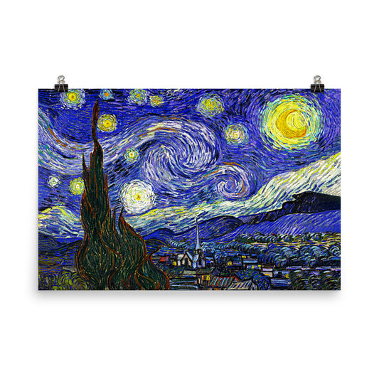Beautiful Gicleé Poster - van Gogh's "The Starry Night"