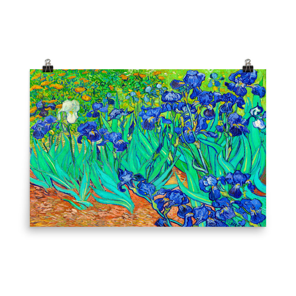 Beautiful Gicleé Poster - van Gogh's "Irises"