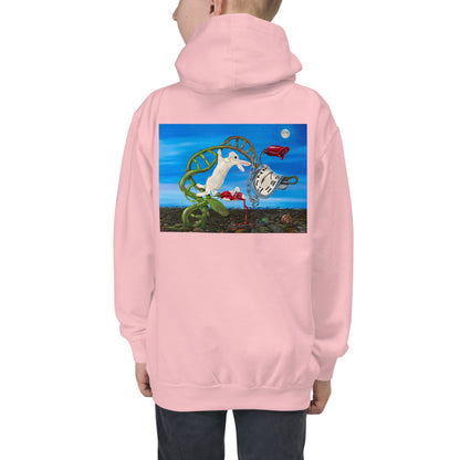 Premium Hoodie - Just BACK: Dali Rabbit