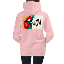 Load image into Gallery viewer, Premium Hoodie - BACK Print: WOW!
