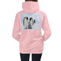 Premium Hoodie - BACK Print: Penguin Family