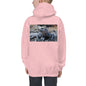 Premium Hoodie - BACK Print: Galapagos Blue Marine Iguana
