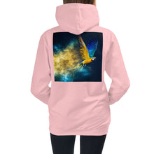 Load image into Gallery viewer, Premium Hoodie - BACK Print: Golden Macaw Dust
