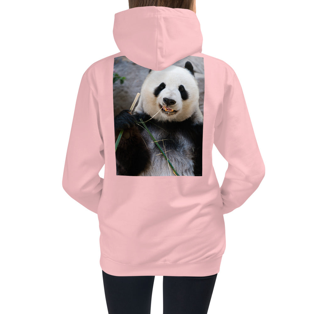 Premium Hoodie - BACK Print: Happy Panda