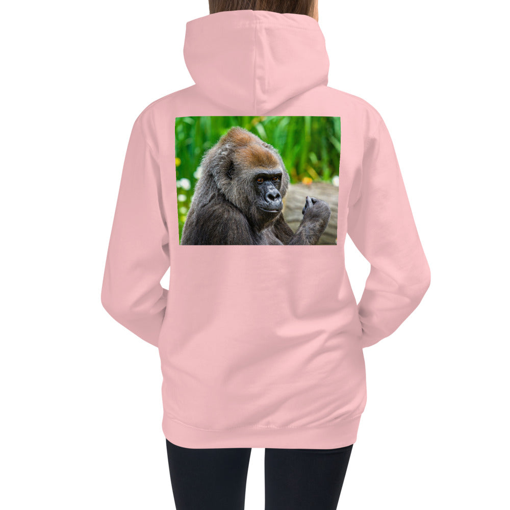 Premium Hoodie - BACK Print: Young Gorilla